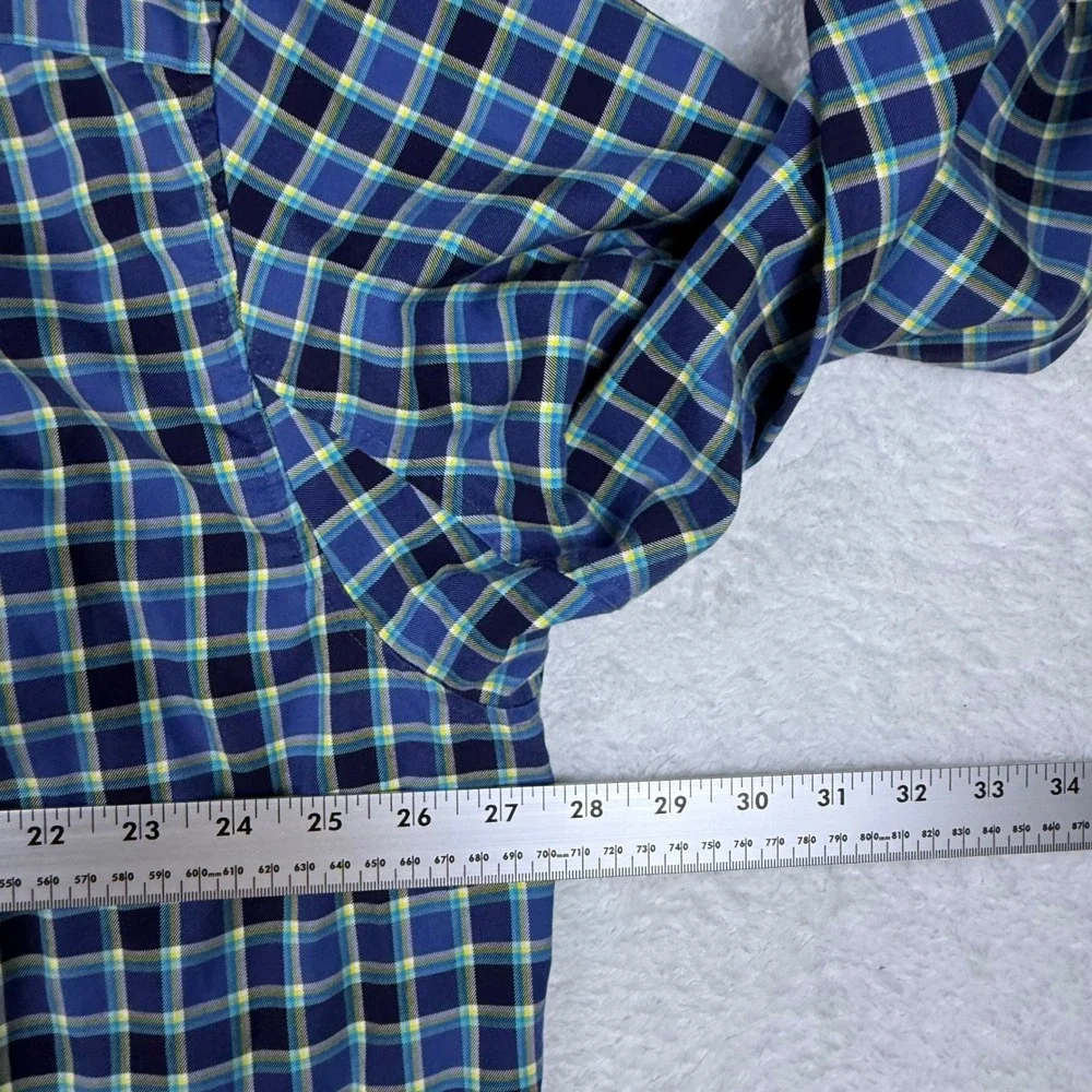Duluth Trading Co. Mens 2XL Button Down Shirt Plaid Long Sleeve - Picture 7 of 8